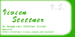 vivien stettner business card